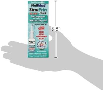 Neilmed Sinufrin Plus Decongestant Moisturizing Gel, .5 Fluid Ounce(Packaging May Vary) : Health & Household