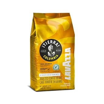 Lavazza ¡Tierra! Colombia 100% Arabica Whole Bean Espresso, Coffee, 2.2 Pound ,Notes Of Tropical Fruit Are Accompanied By Scents Of Lime Peel And Jasmine