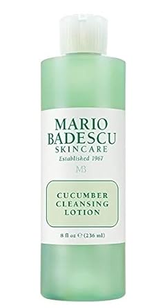 Mario Badescu MB Favorites Collection, Skin Care Gift Set Includes SPF 17 Moisturizer, Enzyme Cleansing Gel, Cucumber Cleansing Lotion, Hand Cream, Body Lotion, Cosmetic Bag & Compact Mirror : Beauty & Personal Care