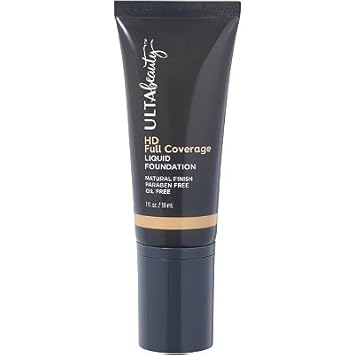 Ulta Beauty Hd Full Coverage Liquid Foundation (Tan Cool) : Beauty & Personal Care