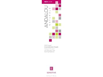 Andalou Naturals 1000 Roses Gentle Cleansing Foam Face Wash, Hydrating Foaming Facial Cleanser With Rosewater & Aloe For Women & Men, Non Toxic, Vegan