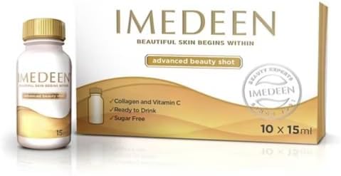 Imedeen Advanced Beauty Shot - Collagen, Beauty & Skin Supplement - 10 x 15ml Shots - Contains 2500mg of Collagen and Vitamin C - Collagen Supplements for Women & Alternative to Collagen Powder : Amazon.co.uk: Health & Personal Care