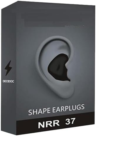 FlexiFit Moldable Rubber Earplugs – Soundproof Noise-Blocking for Sleep, Study & Snore Prevention