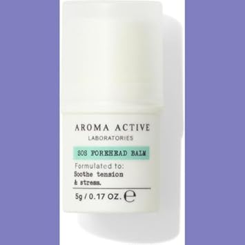 Aroma Active Laboratories Sos Forehead Balm 5G - Refresh Fuzzy Heads, Headache Relief, Ache, Eucalyptus, Peppermint, Menthol