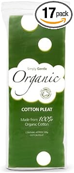Simply Gentle | Organic Cotton Wool Pleats | 17 X 100G