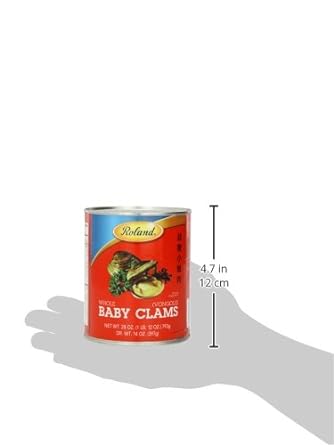 Roland Foods Baby Clams, Whole, 8 Oz (Pack Of 3) : Grocery & Gourmet Food