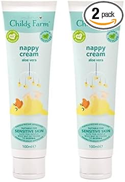 Childs Farm | Baby Nappy Cream 100Ml | Aloe Vera | Suitable Newborns With Dry, Sensitive & Eczema-Prone Skin