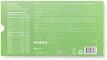 Revive Collagen 2500Mg Plant Based Vegan Collagen With Added Vitamin B, C, D & E, Improved Skin, Hair & Nails | Raspberry Flavour | 14 Days