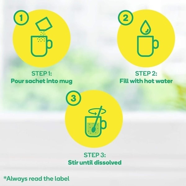 Lemsip All In One Hot Drink Lemon Flavour Sachets 8S