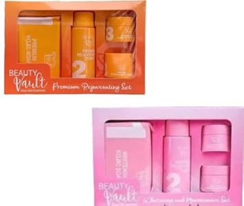 Generic Beauty Vault Premium Rejuvenating Set And Maintenance Set Bundle : Beauty & Personal Care