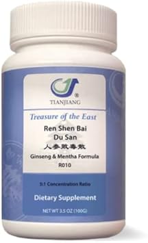 Ginseng And Mentha Formula - Ren Shen Bai Du San (5:1 Concentrated Herbal Extract Granules, 100G)