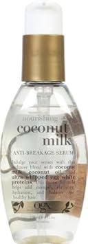 Ogx Nourishing + Coconut Milk Anti-Breakage Serum, 4 Fl Oz