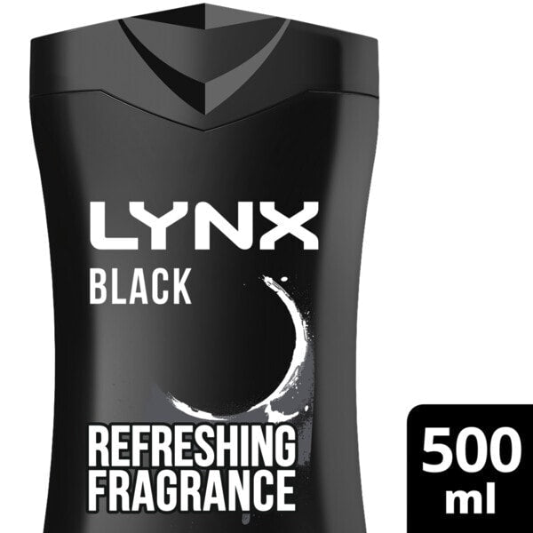 Lynx Bodywash Shower Gel Black 500Ml