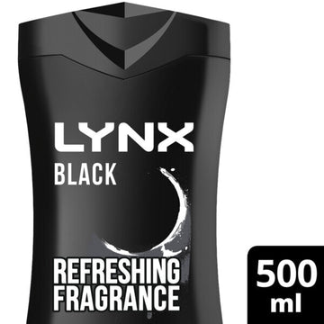 Lynx Bodywash Shower Gel Black 500Ml