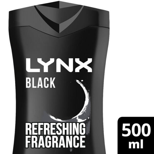 Lynx Bodywash Shower Gel Black 500Ml