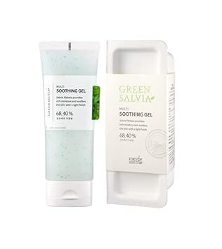 Green Salvia Multi Soothing Gel Moisturizer - Korean Skincare Beauty Hydrating Gel Moisturizer Treatment Pore With Vitamin Capsules For All Skin Types (70Ml)