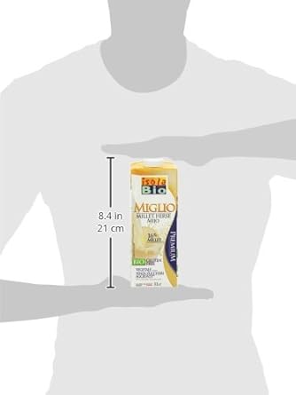 Isola Bio Organic Millet Drink Unsweetened 1Ltr (Pack Of 4)