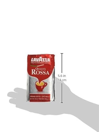 Lavazza Qualita Rossa, 8.8 Oz Brick, Ground (Pack Of 3)