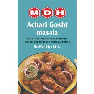 Mdh Achari Gosht Masala - 3.5 Oz : Grocery & Gourmet Food