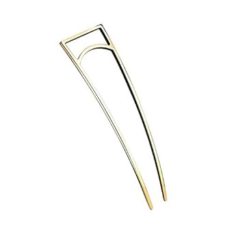 Oribe Geometric Gold Plated Metal Hair Stick : Beauty & Personal Care