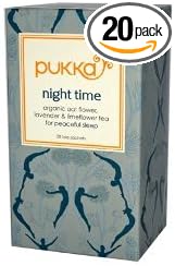 Pukka Herbal Teas Night Time Organic Oat Flower Lavender And Limeflower Tea - 20 Bags