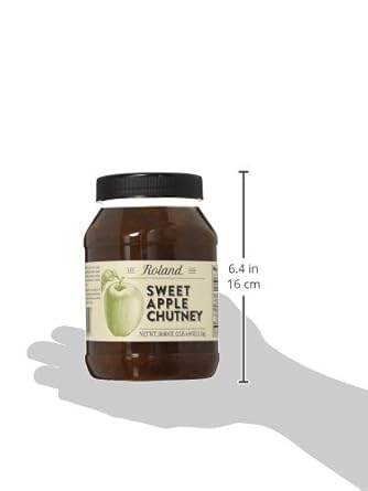 Roland Foods Sweet Apple Chutney, Specialty Imported Food, 38.8-Ounce Jug