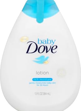 Baby Dove Face and Body Lotion Rich Moisture sensitive skin care 13 oz