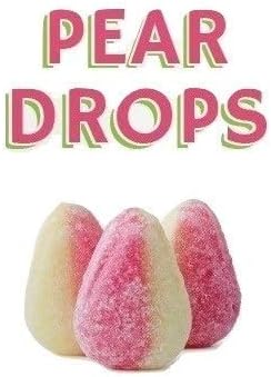 Bondds Pear Drops Bags | Sugar Coated | Boiled Sweets | No Artificial Colour | 130g | (Pack of 6)