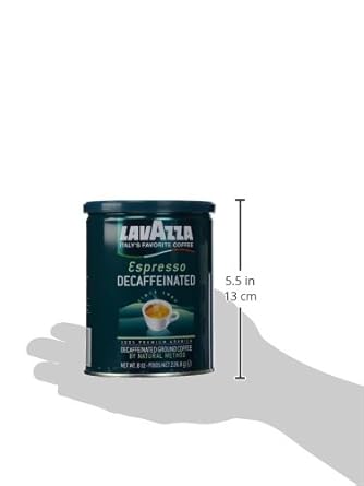 Lavazza Espresso Decaffeinated Ground Coffee, 8 Oz