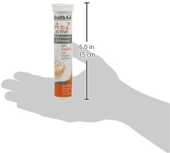 HealthAid A to Z Multivitamin Effervescent Vegetarian Tablets, Pack of 20 Tablets : Amazon.co.uk: Health & Personal Care