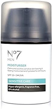No7 Men Sensitive Care Moisturiser 50Ml (Boxed)