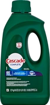 Cascade Complete Gel Dishwasher Detergent, Fresh Scent, 45 Oz