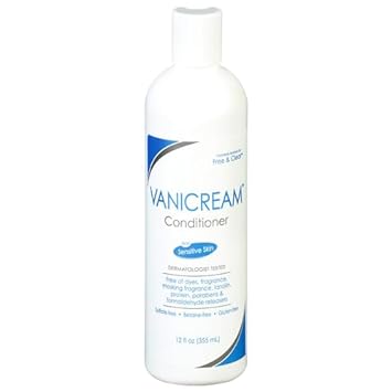 Vanicream Conditioner – pH Balanced Mild Formula Effective For All Hair Types and Sensitive Scalps - Free of Fragrance, Lanolin, and Parabens – 12 Fl Oz