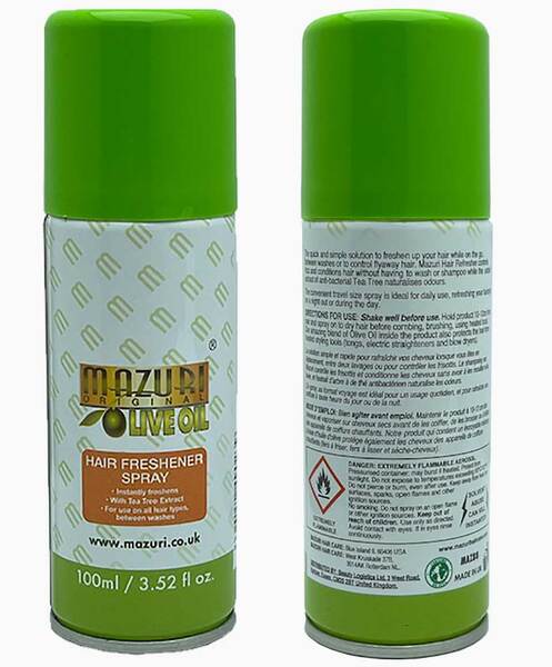 Mazuri Olive Oil Hair Freshener Spray