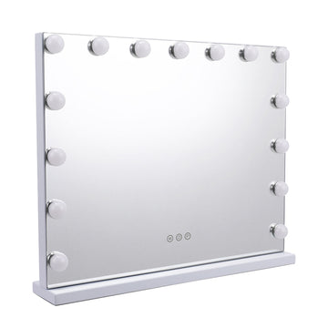 Livingandhome Tabletop Hollywood Vanity Mirror With Lights