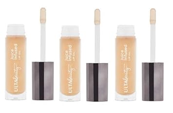 Ulta Beauty 3 Pack Juice Infused Lip Oil. Jojoba And Peach. Size 0.15 Oz. : Beauty & Personal Care