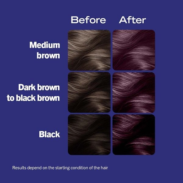 Live Intense Colour Permanent Purple Hair Dye Mystic Violet