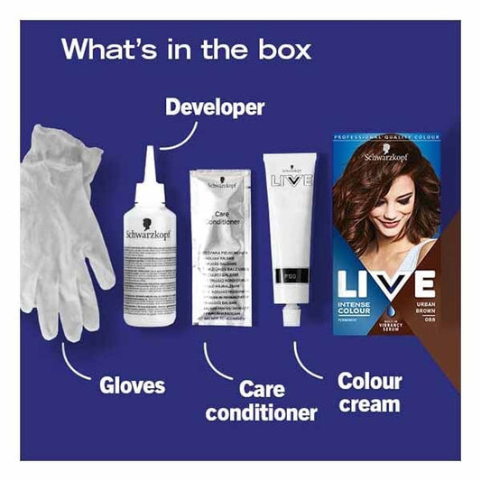 Live Intense Colour Permanent Brown Hair Dye Urban Brown