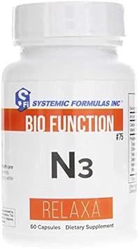 Systemic Formulas Bio Function N3 Relaxa 60 Capsules