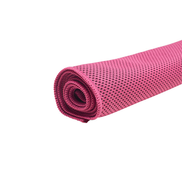 Livingandhome Quick Dry Towel - Rose Red