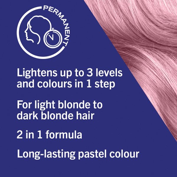 Live Lightener + Twist Permanent Pink Hair Dye Mauve Kiss