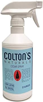 Colton's Naturals Cedar Spray w/Lavender Extract – Non-Chemical Wood Protection – Cedar Wood Scent – Restores Scent Closets & Drawers (32 oz)