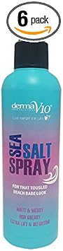 Derma V10 Sexy Messy Sea Salt Spray, 200 Ml (Pack Of 6)