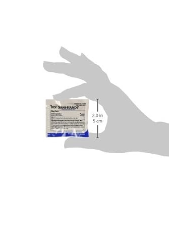 Sani-Hands Hand Sanitizer Wipes, Ethyl Alcohol Wipes Individually Wrapped With Aloe And Vitamin E, Hand Sanitizer Travel, Home, Outdoor Use, 5 In X 8 In, 100 Wipes, 1 Pack : Health & Household
