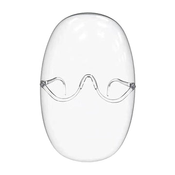 Face Protective Mask Sunglasses, Transparent Full Face Protective Mask - Head-Mounted Space Mask with Extended Plastic Shield, Anti-Oil Fume, Ideal for Riding and Daily Use