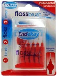 Endekay Interdental Flossbrush Red 0.50Mm