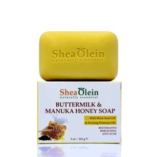 Buttermilk & Manuka Honey Soap With Black Seed Oil & Evening Primrose Oil : Beauty & Personal Care