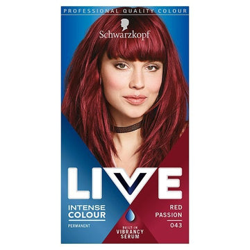Live Intense Colour Permanent Red Hair Dye Red Passion