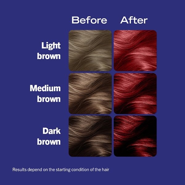 Live Intense Colour Permanent Red Hair Dye Red Passion