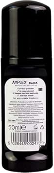 Amplex Black For Men Anti-Perspirant Deodorant Roll-On - 12 X 50Ml